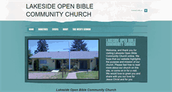 Desktop Screenshot of lakesideopenbible.com