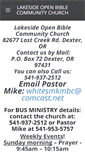 Mobile Screenshot of lakesideopenbible.com